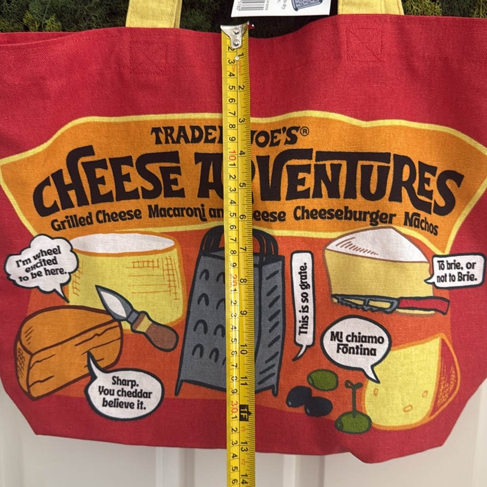 Trader Joes Cheese Canvas Bag 🧀 - Picture 9 of 9